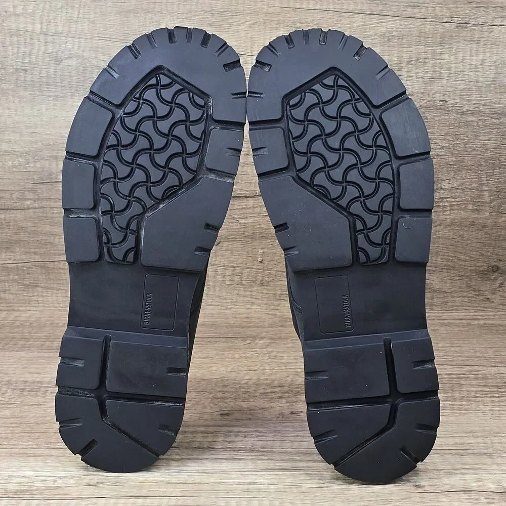 Birkenstock Highwood Lace Low Mens Size 11 Black Oiled Nubuck Leather Shoes